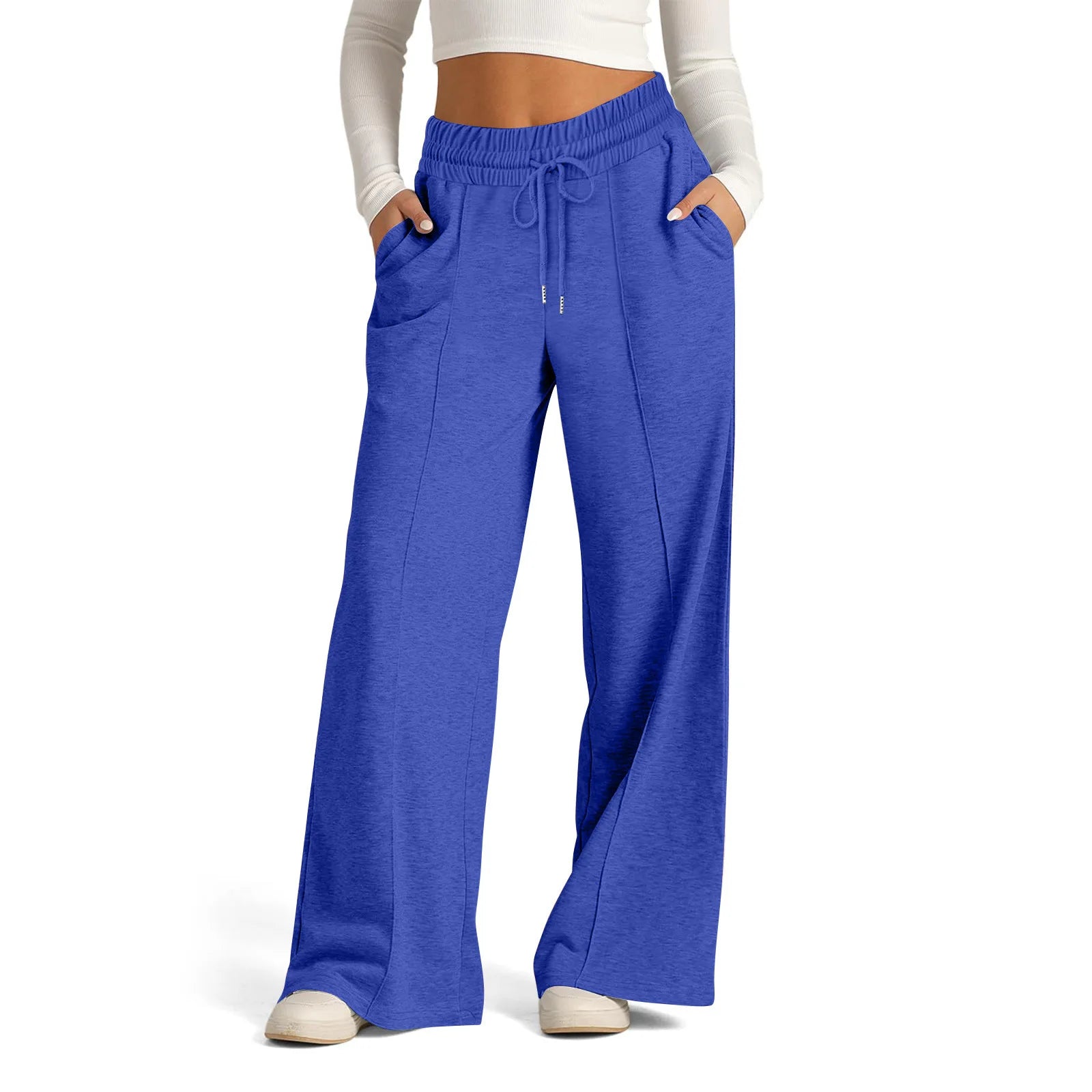 Comfort Baggy Wide Leg Sweatpant’s/High Waisted Baggy Flared Pants Drawstring/ Athletic Joggers Casual Daily Wear Loose Yoga Sports Pants.