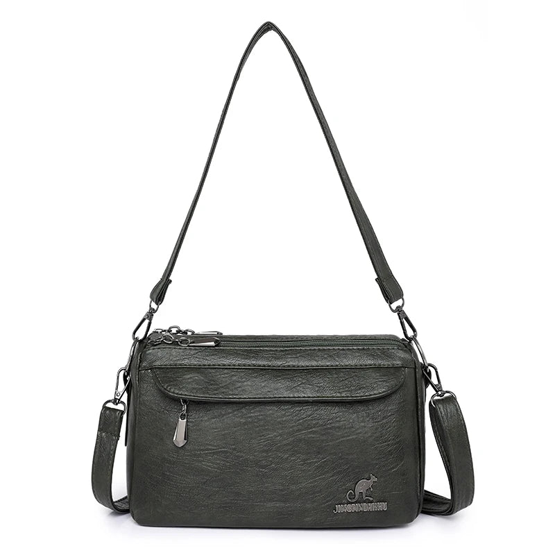 New Trending Vintage Crossbody Bag for Women Fashion Shoulder Bags Handbag PU Leather luxury Design bags.