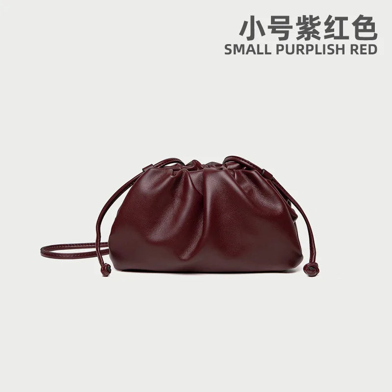 Luxury Soft Leather Shoulder Bag/Soft Versatile Quality Crossbody Bags.