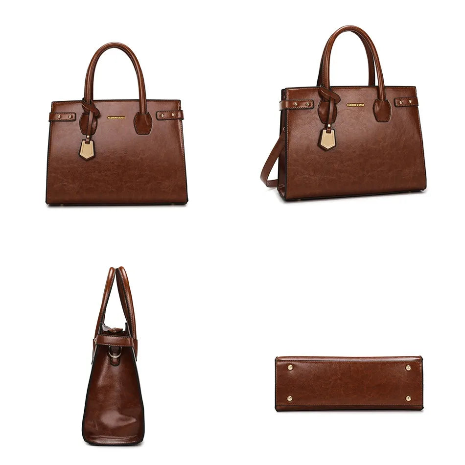 Luxury High Capacity Shoulder Bag/High-quality Soft Leather Tote/Handbags for Women Sac A Main.