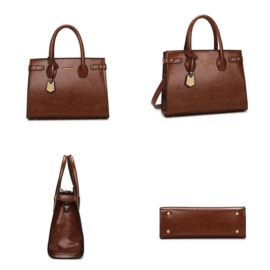 Luxury High Capacity Shoulder Bag/High-quality Soft Leather Tote/Handbags for Women Sac A Main.
