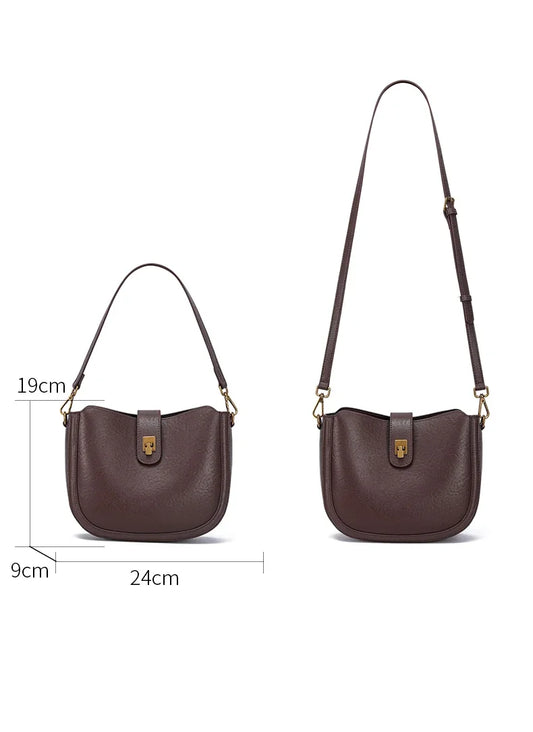 Vintage Luxe Shoulder Bag – Timeless Minimalist Edition
