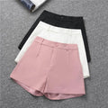 Suited Line Shorts Elegant High Waist/Wide Leg Suit Short Commute Summer Suit Shorts Casual Slim Hot Short Pants