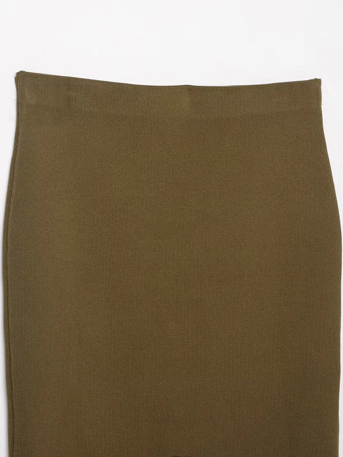 Women’s Olive Green Knit Blazer & Midi Skirt Set | Elegant Two-Piece Business Casual Suit | Fall Winter Fashion