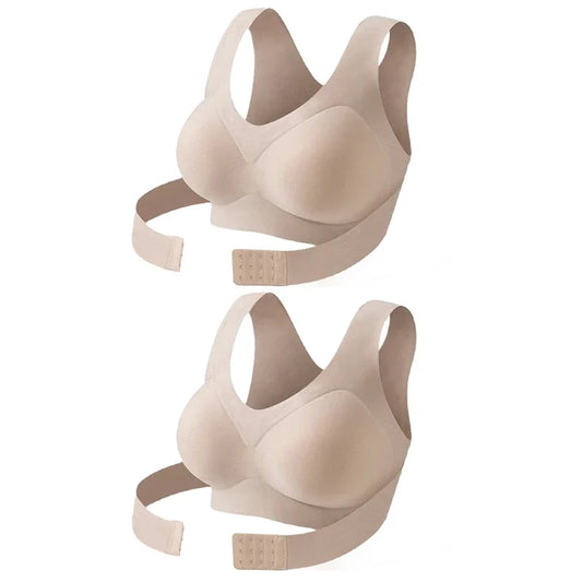 Women’s Posture Corrector Sports Bra Vest | Seamless Back Support Wireless Shapewear Bra | Activewear & Everyday Comfort