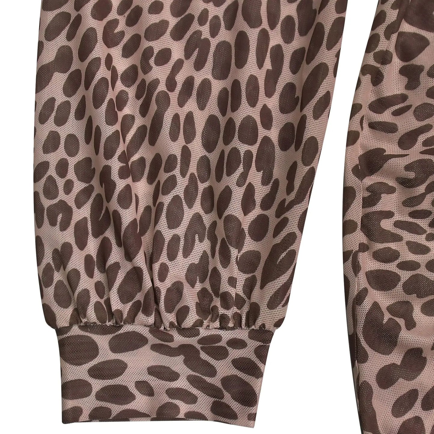 Luxury Leopard Print Cut-Out Maxi Dress – Deep V Long Sleeve Bodycon Gown