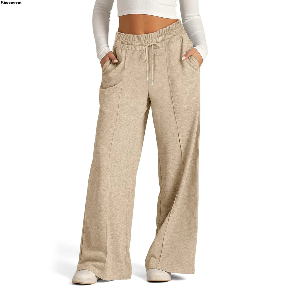 Comfort Baggy Wide Leg Sweatpant’s/High Waisted Baggy Flared Pants Drawstring/ Athletic Joggers Casual Daily Wear Loose Yoga Sports Pants.