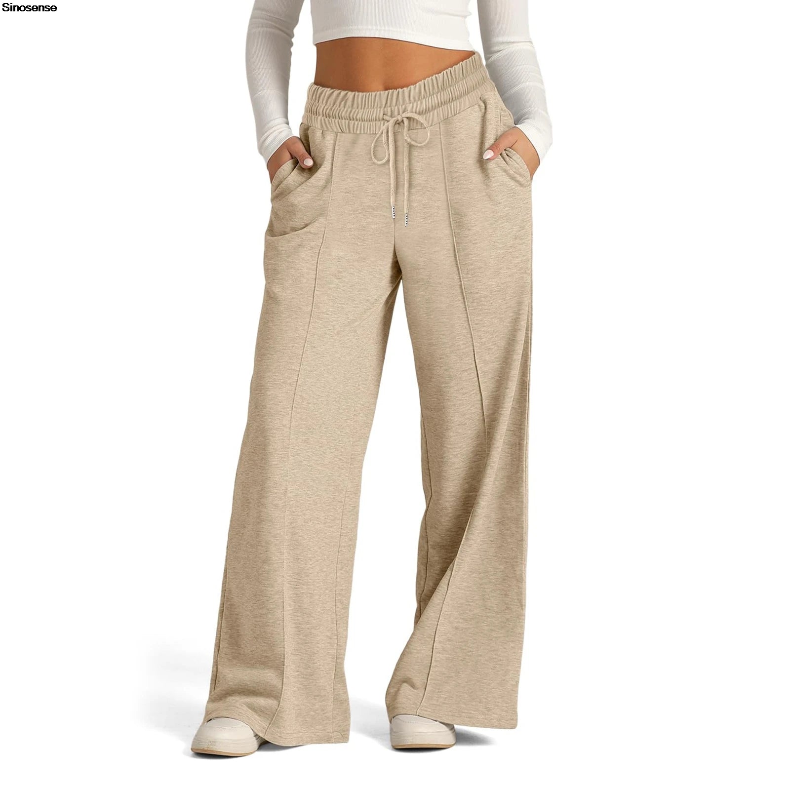 Comfort Baggy Wide Leg Sweatpant’s/High Waisted Baggy Flared Pants Drawstring/ Athletic Joggers Casual Daily Wear Loose Yoga Sports Pants.