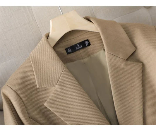 Timeless Elegance Longline Double-Breasted Blazer|Modern Blend Boutique | Elevated Women’s Workwear
