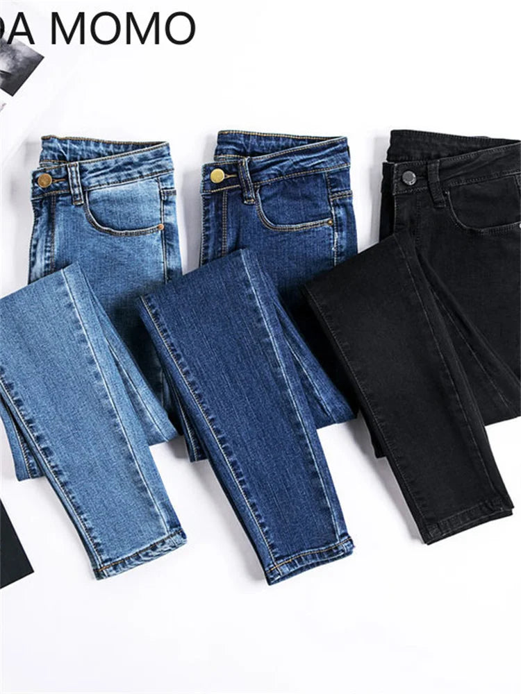 Women’s Classic Stretch Skinny Jeans – High-Waisted Denim Pants | Timeless Everyday Essentials