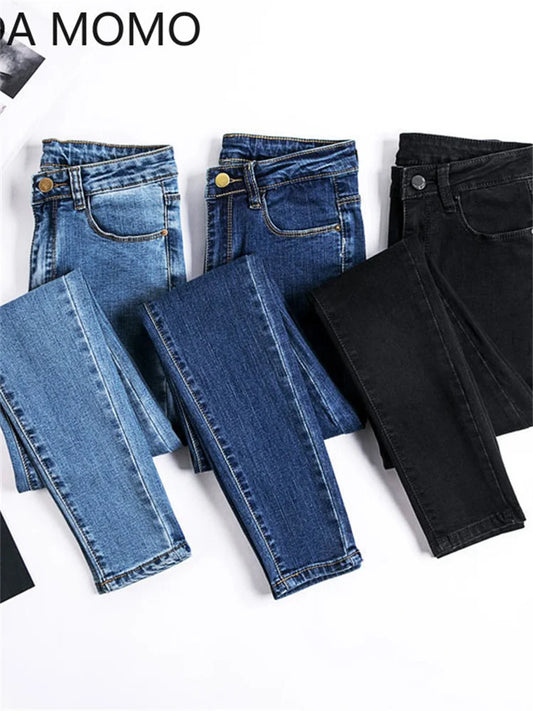 Women’s Classic Stretch Skinny Jeans – High-Waisted Denim Pants | Timeless Everyday Essentials