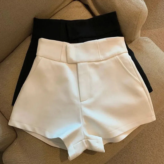 Comfrey MooyufonShorts Women/Harajuku Elegance High Waisted Shorts /A Line Slim Casual/Hot Girl Straight Sexy.
