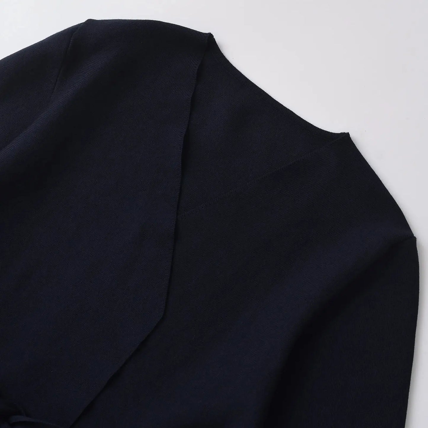 Cardigan Tuck Wrap knitted Blazer/Shoulder Pad Belt Knit Blazer/Retro V-neck Long Sleeve Versatile Female/Coat Women Clothes.