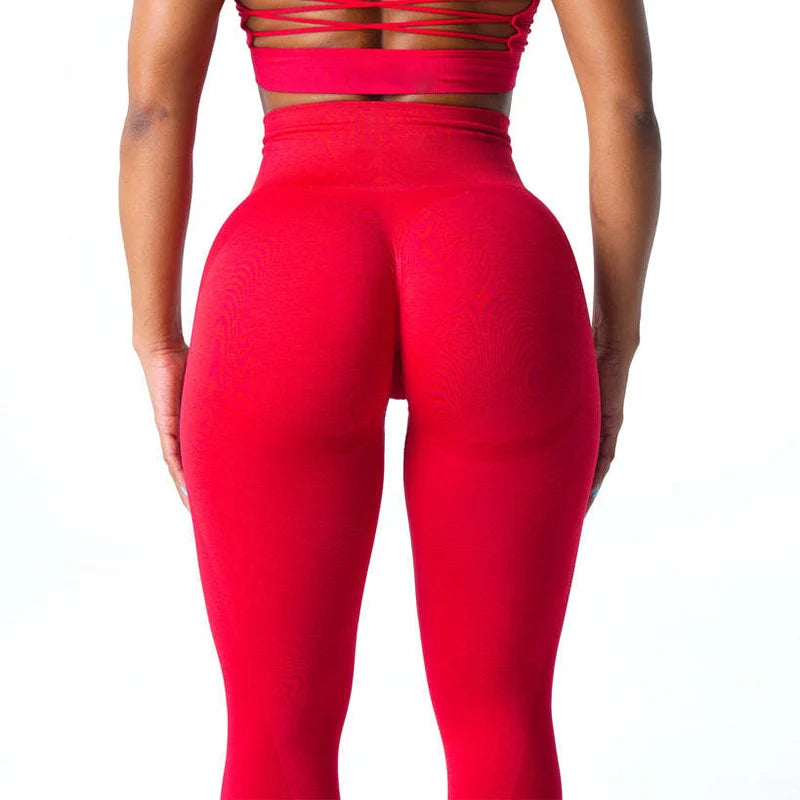 Women’s High-Waist Booty-Lifting Sculpting Leggings – Seamless Padded Shapewear Compression Workout Pants