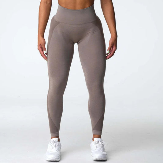Women’s High-Waist Booty-Lifting Sculpting Leggings – Seamless Padded Shapewear Compression Workout Pants