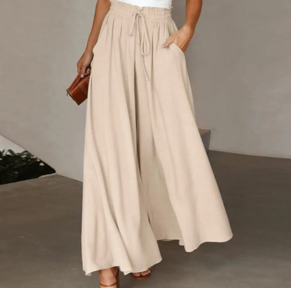 Elegant Flow Wide-Leg Palazzo Pants