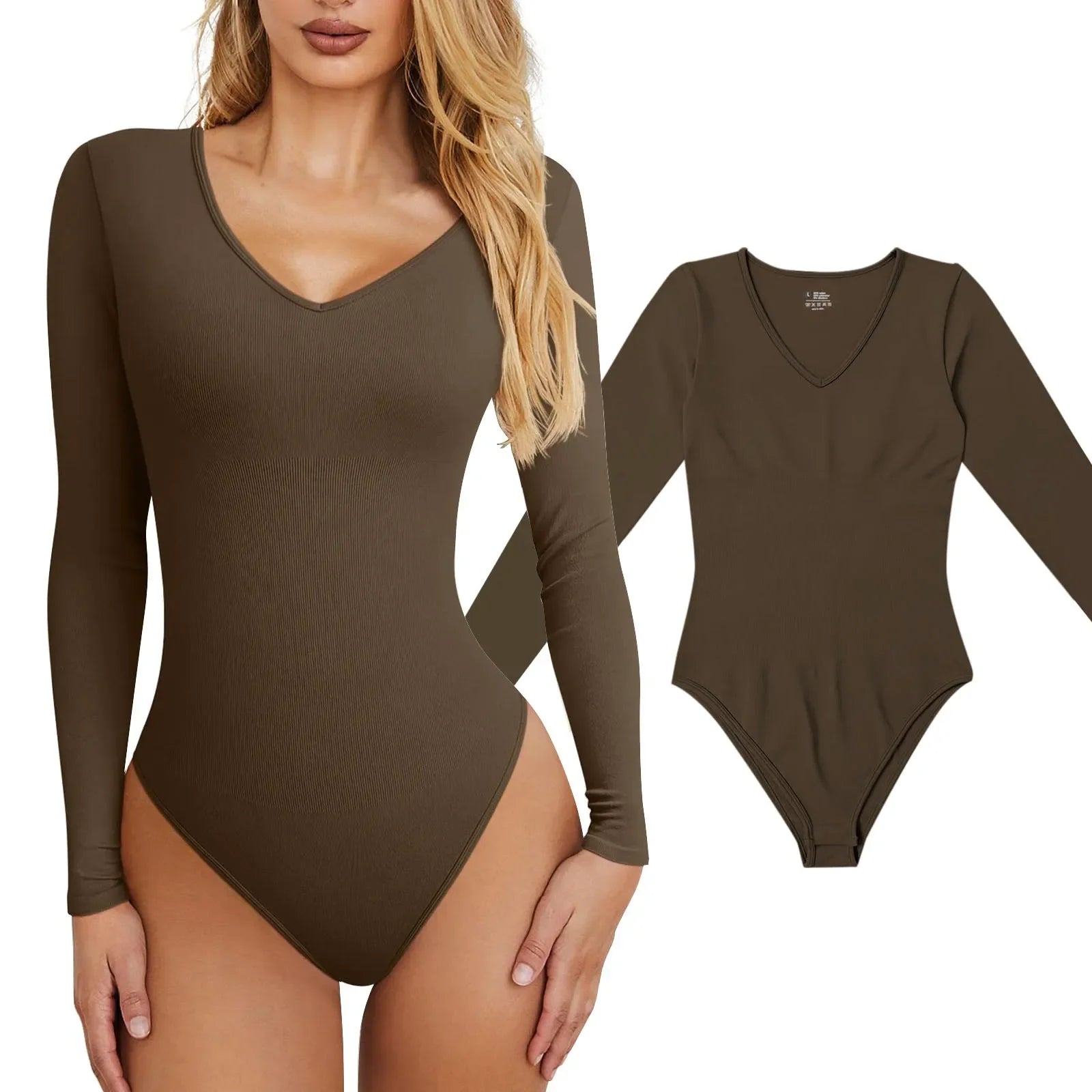 Sexy Knitted  Underwear Crew Neck/Long Sleeve Leggings Slim Jumpsuit/Bodysuit.