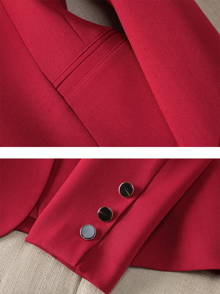 Women’s Tailored Slim Fit Blazer Jacket – Elegant Single Button Office Blazer for Business & Chic Workwear | Modern Blend Boutique