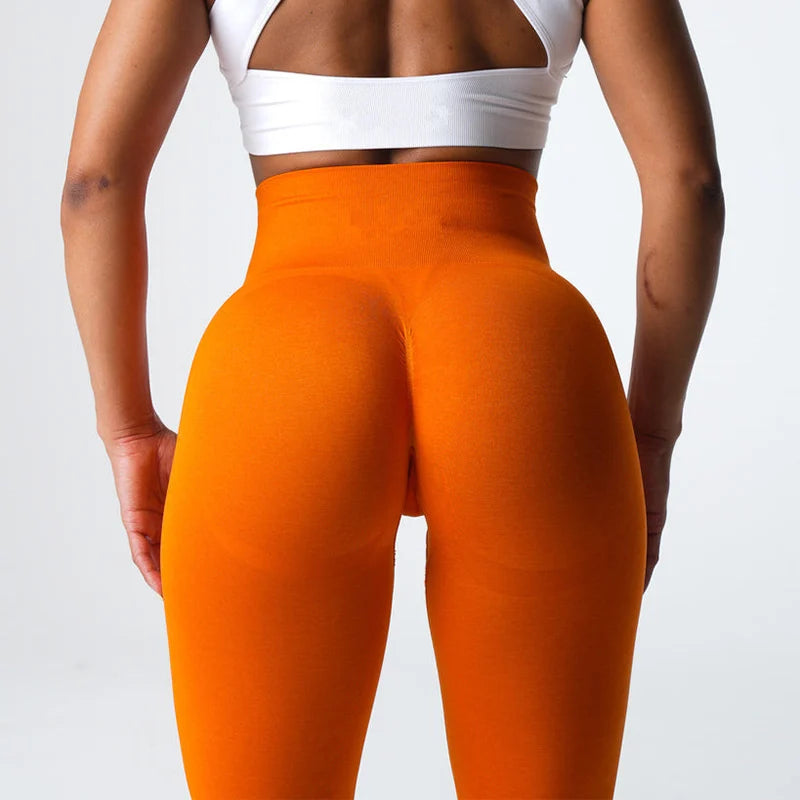 Women’s High-Waist Booty-Lifting Sculpting Leggings – Seamless Padded Shapewear Compression Workout Pants