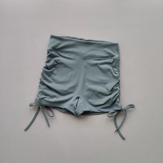 Women's High Waisted Drawstring Shorts Sexy Butt Lifting Gym Yoga Running Shorts Quick Dry Workout Activewear