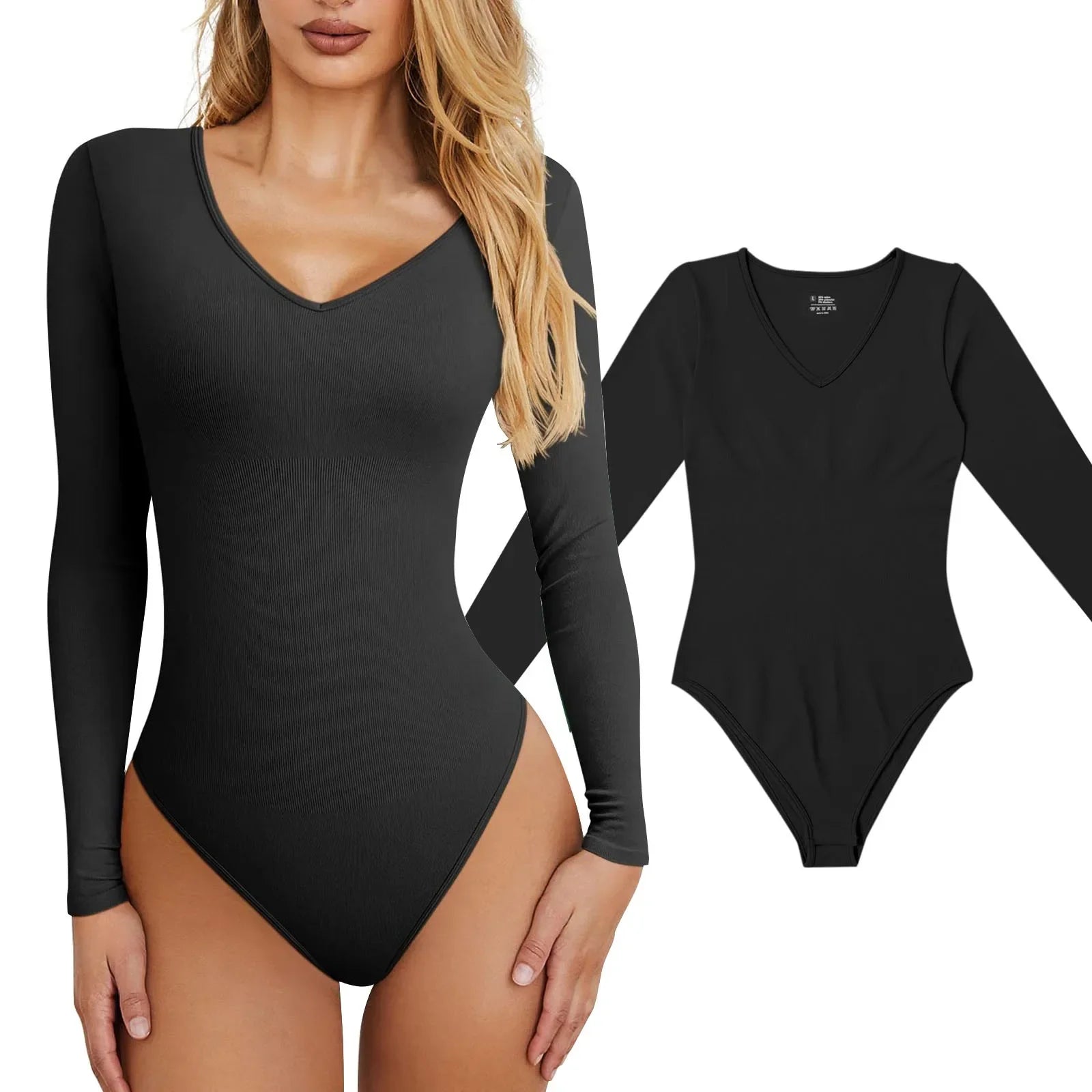 Sexy Knitted  Underwear Crew Neck/Long Sleeve Leggings Slim Jumpsuit/Bodysuit.