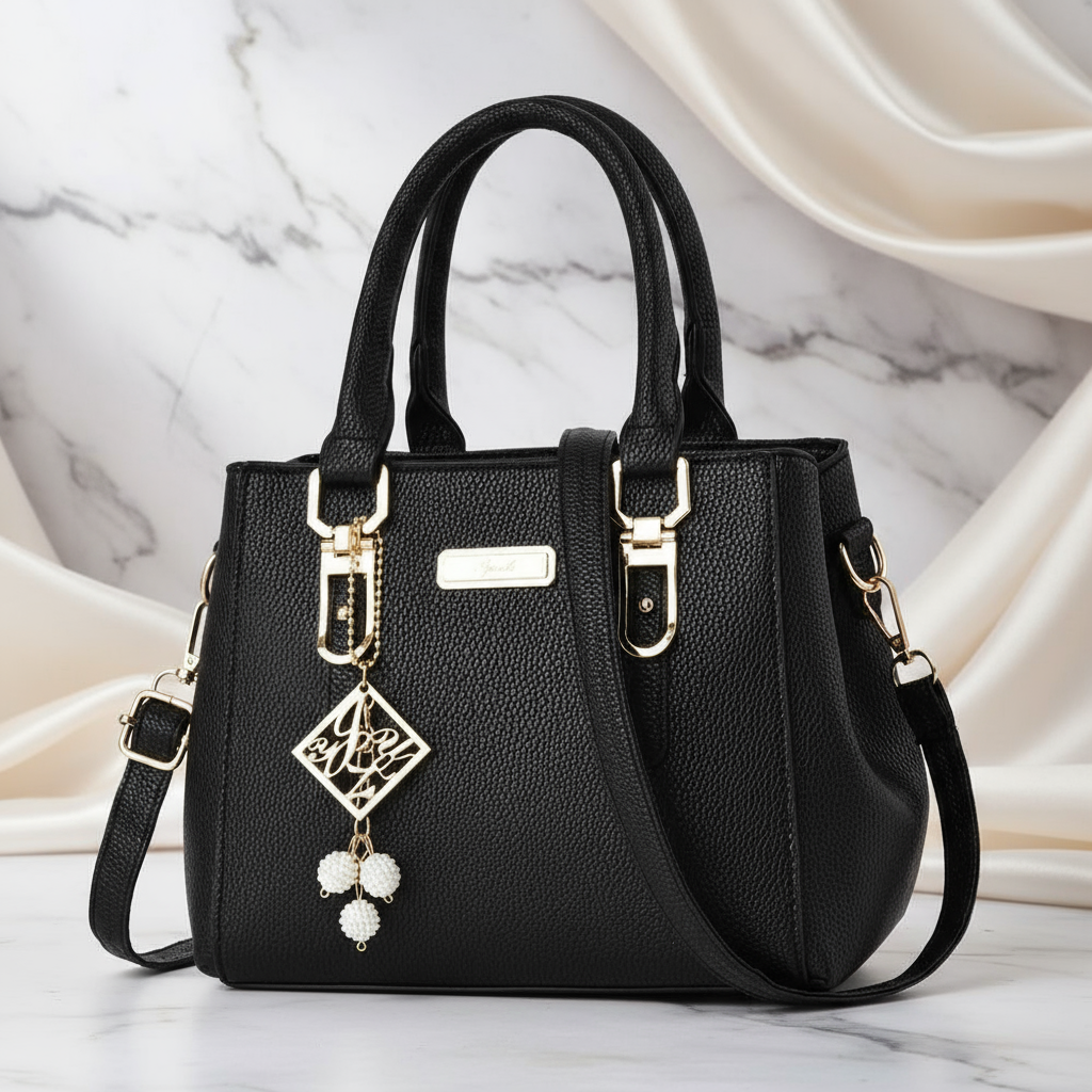 Adjustable Strapped Shoulder Bag/Casual Leather Messenger Bag/Large Capacity Handbag Women's Bag’s/PU Material Soft Structured Tote/Portable Feature.