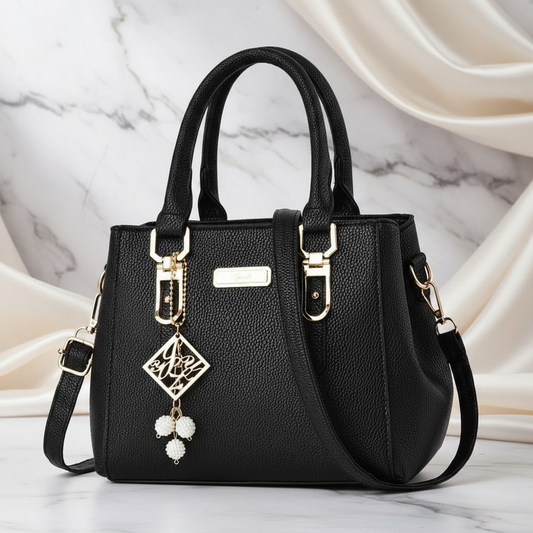 Adjustable Strapped Shoulder Bag/Casual Leather Messenger Bag/Large Capacity Handbag Women's Bag’s/PU Material Soft Structured Tote/Portable Feature.