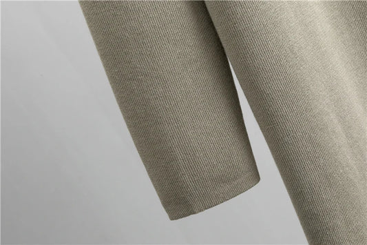 Women’s 3-Piece Knit Cardigan Set | Long Open-Front Coat, Sleeveless Turtleneck Top & Wide-Leg Pants | Fall Winter Lounge & Office Outfit