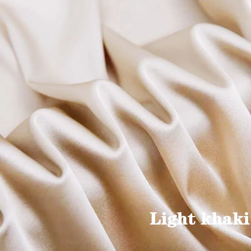 Fashion Ice Silk Top Pink Satin Acetate Blouse/Lace Up Bow Tie/Sexy elegant chiffon blouse.