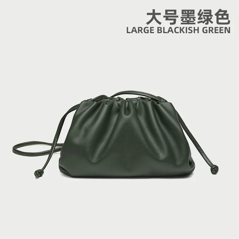 Luxury Soft Leather Shoulder Bag/Soft Versatile Quality Crossbody Bags.