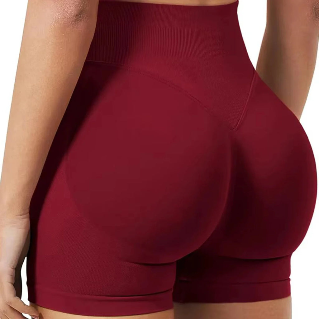 Solid Butt Lyft Low Waist Short’s/ Seamless Gym Short’s/Yoga Running Short’s/High Stretched Cycling Training Short’s.