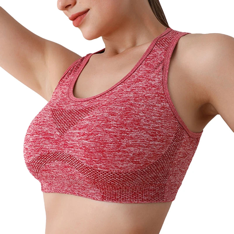 Women Sport’s Bra/Yoga Top Vest/High Shockproof/Yoga Gym Running Fitness/Seamless Sportswear.