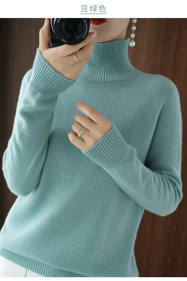 Luxury Soft Knit Long-Sleeve Sweater – Classic Fit in Neutral Tones | Modern Blend Boutique