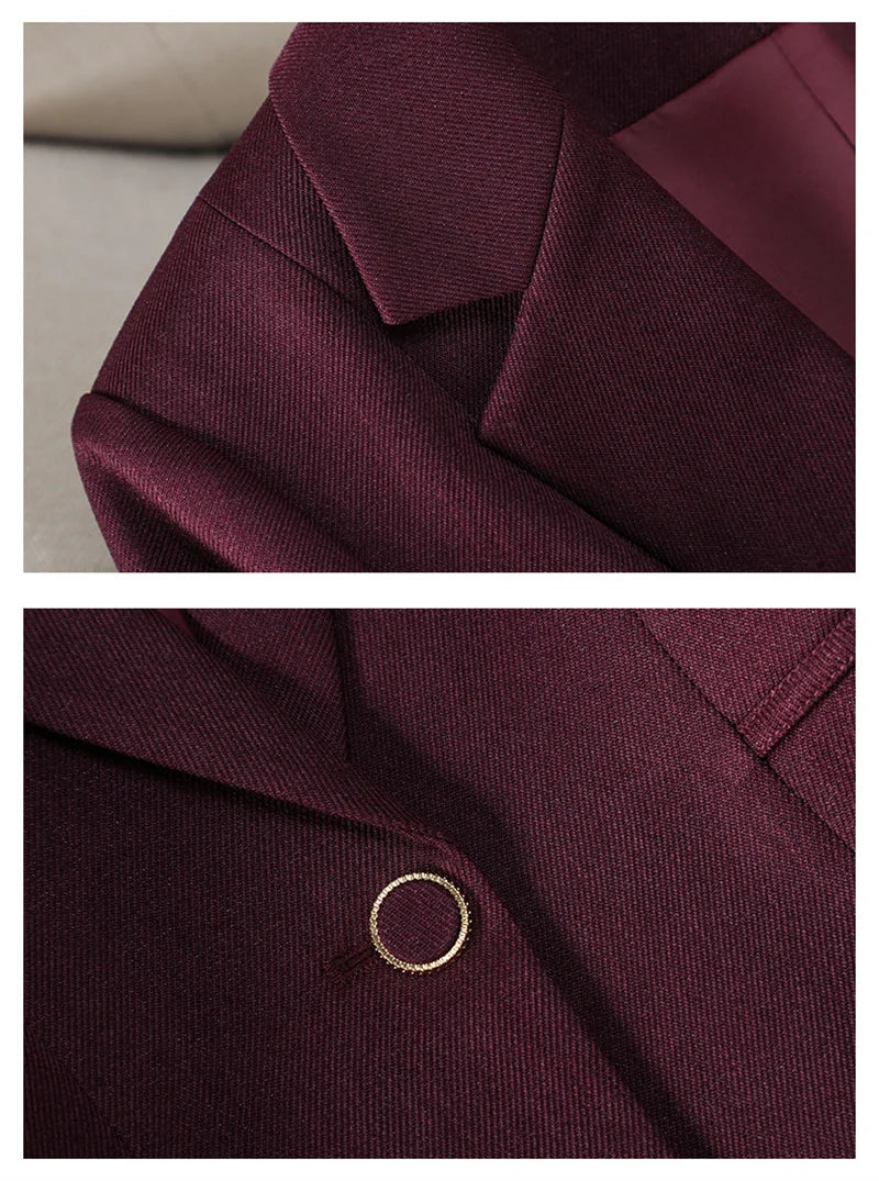 Timeless Elegance Sculpted Single-Button Blazer|Modern Blend Boutique | Women’s Tailored Workwear & Occasion Blazer