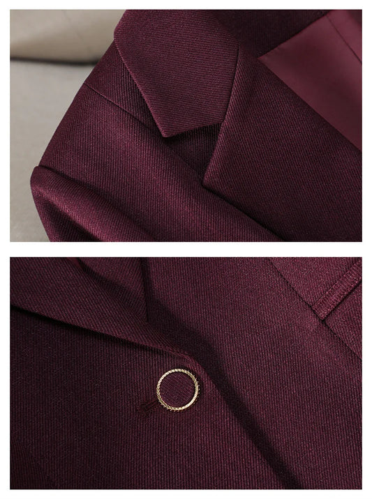 Timeless Elegance Sculpted Single-Button Blazer|Modern Blend Boutique | Women’s Tailored Workwear & Occasion Blazer