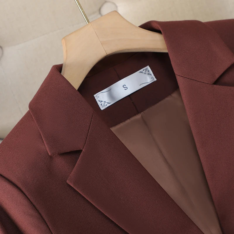 NAVIU Fashion Blazer/New Business Formal Long Sleeved Buttoned Blazer/ SlimJacket Office Ladies Work Blazer’s.