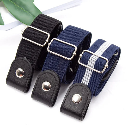 New Adjustable Belt’s for Women/Buckle-Free Waist Jean Pant’s/No Buckle Stretch Elastic Waist/Lazy Invisible Belt