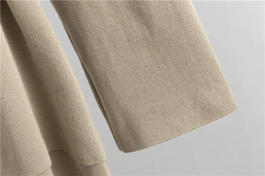 Women’s Elegant Knit Two-Piece Set | Belted Sweater & Wide-Leg Pants | Timeless Minimalist Elegance