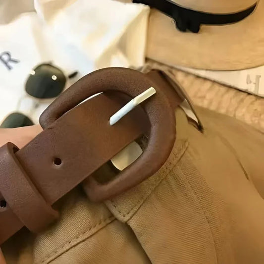 New Chic Fashion Lady's Short’s/Belted Elegant Short’s/Women's Straight Leg Matching Basic Female Wide Leg Short’s.