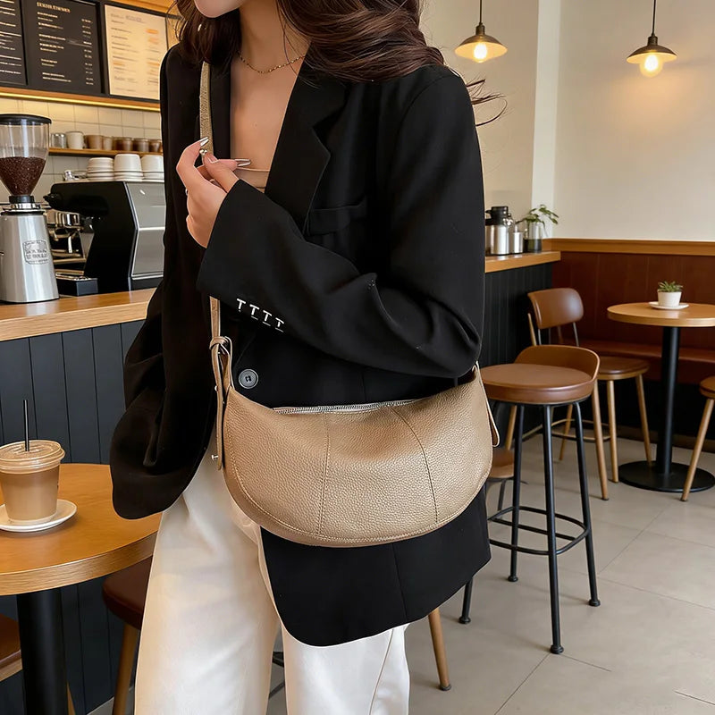 100% Genuine Leather Tote Bag – Premium Minimalist Elegance