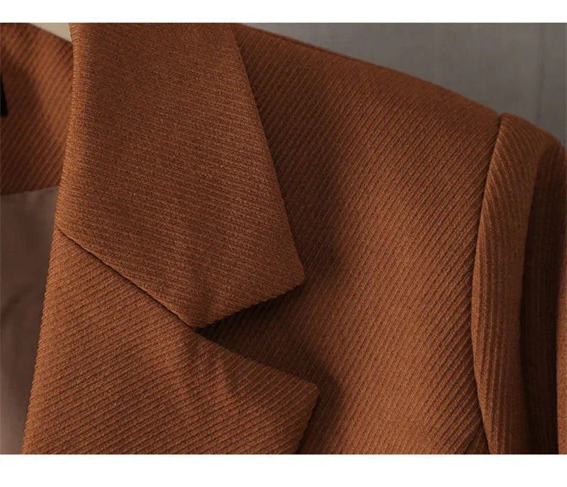 Timeless Elegance Longline Double-Breasted Blazer|Modern Blend Boutique | Elevated Women’s Workwear