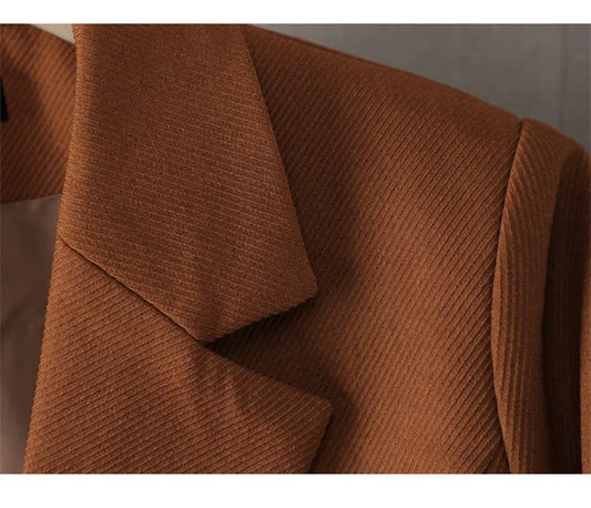 Timeless Elegance Longline Double-Breasted Blazer|Modern Blend Boutique | Elevated Women’s Workwear
