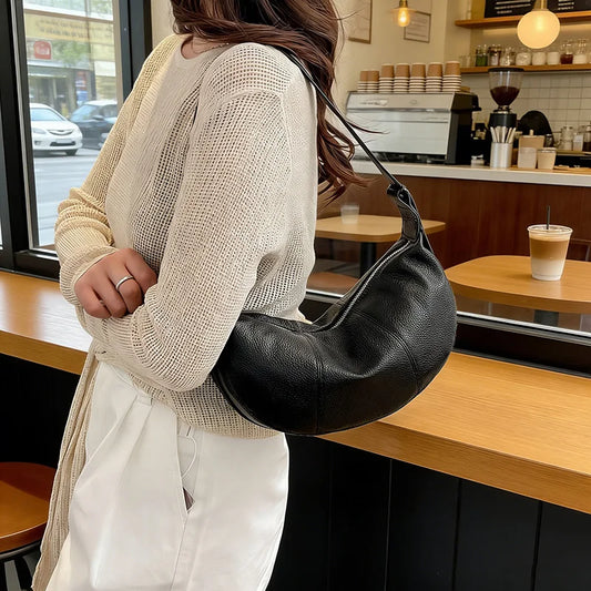 100% Genuine Leather Tote Bag – Premium Minimalist Elegance