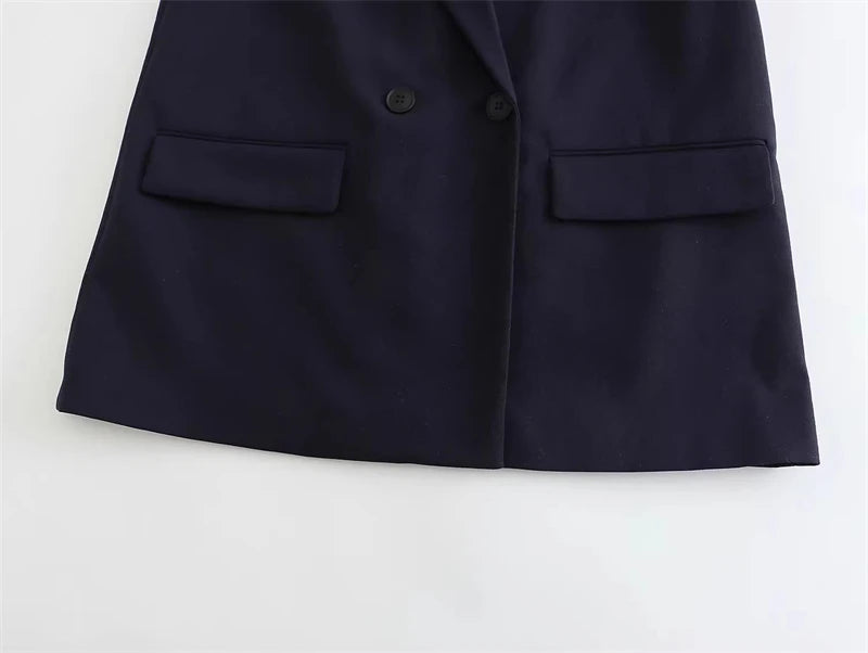 Women’s Plaid Single-Button Blazer – Tailored Notched Collar Jacket | Elegant Office & Casual Chic Outerwear