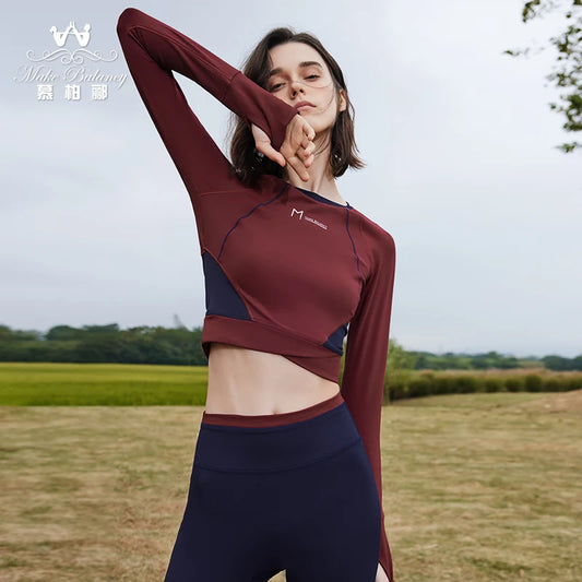 Dark Colored Temperature Make Solid Winter Top/Simple simple Versatile/Stretchable Soft Wear/Comfy With Thumbholes.