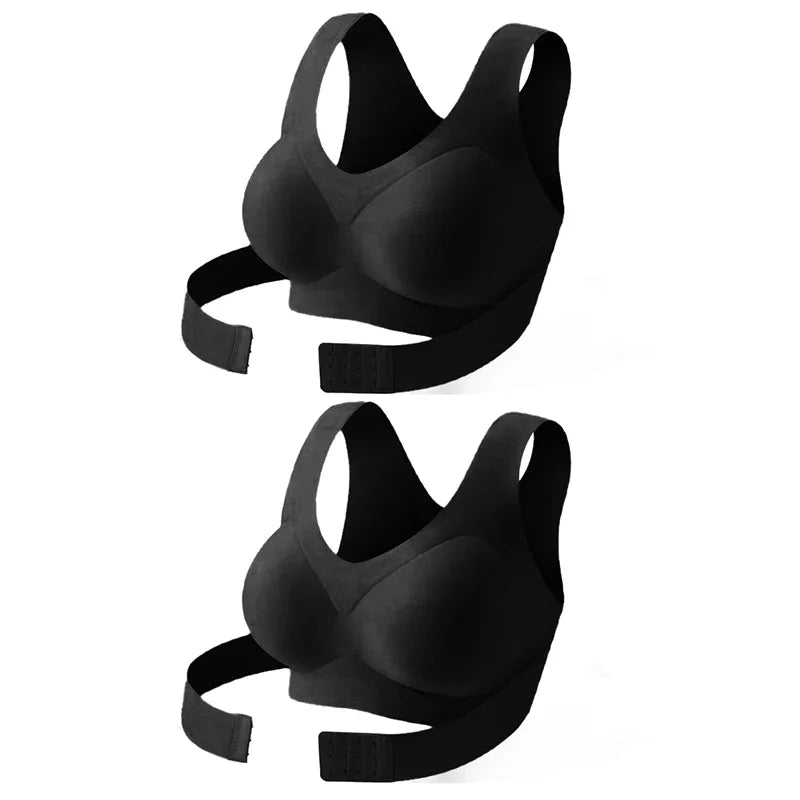 Women’s Posture Corrector Sports Bra Vest | Seamless Back Support Wireless Shapewear Bra | Activewear & Everyday Comfort