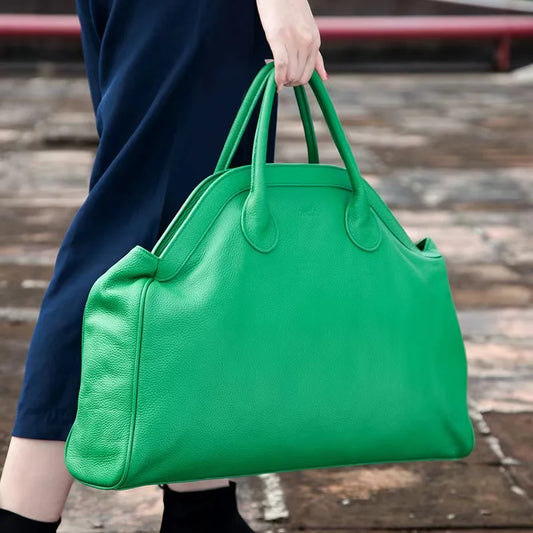 Genuine Leather Luxury Tote Bag – Timeless Everyday Elegance