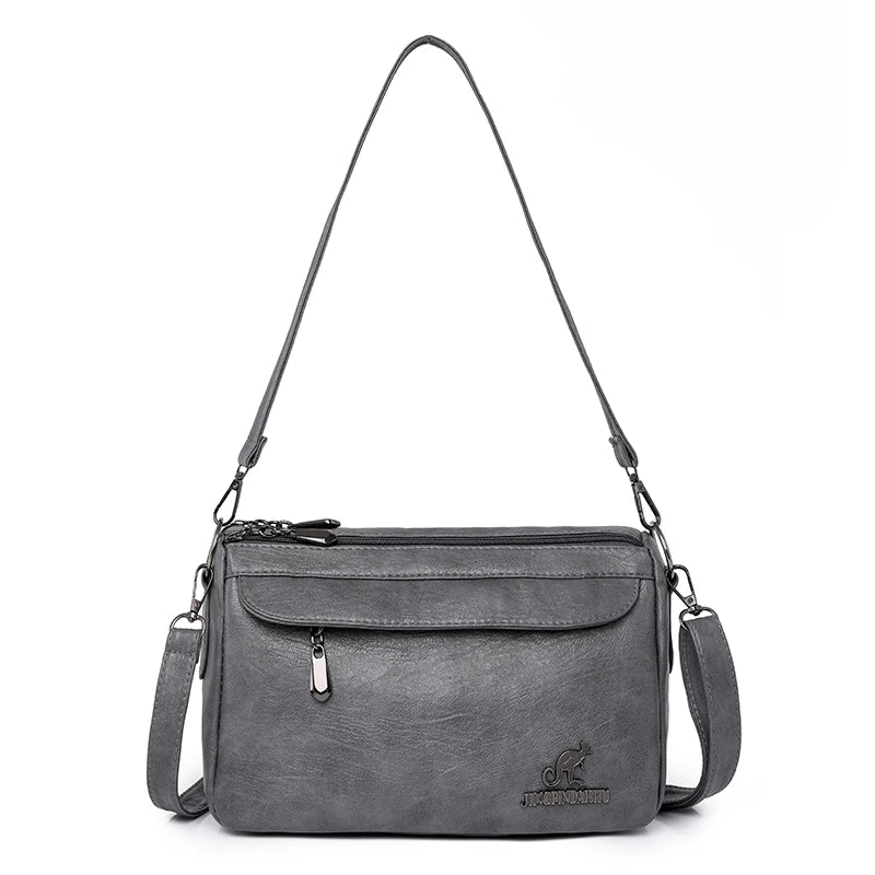 New Trending Vintage Crossbody Bag for Women Fashion Shoulder Bags Handbag PU Leather luxury Design bags.