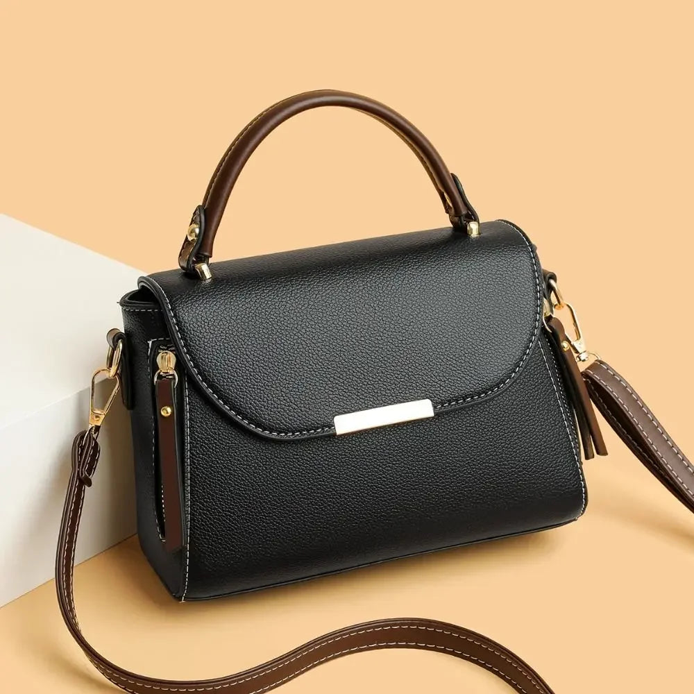 Modern Luxury Shoulder Bag Female Bag. Women Leather Handbags Multicolor High Capacity Crossbody Bags for Ladies Handbags.