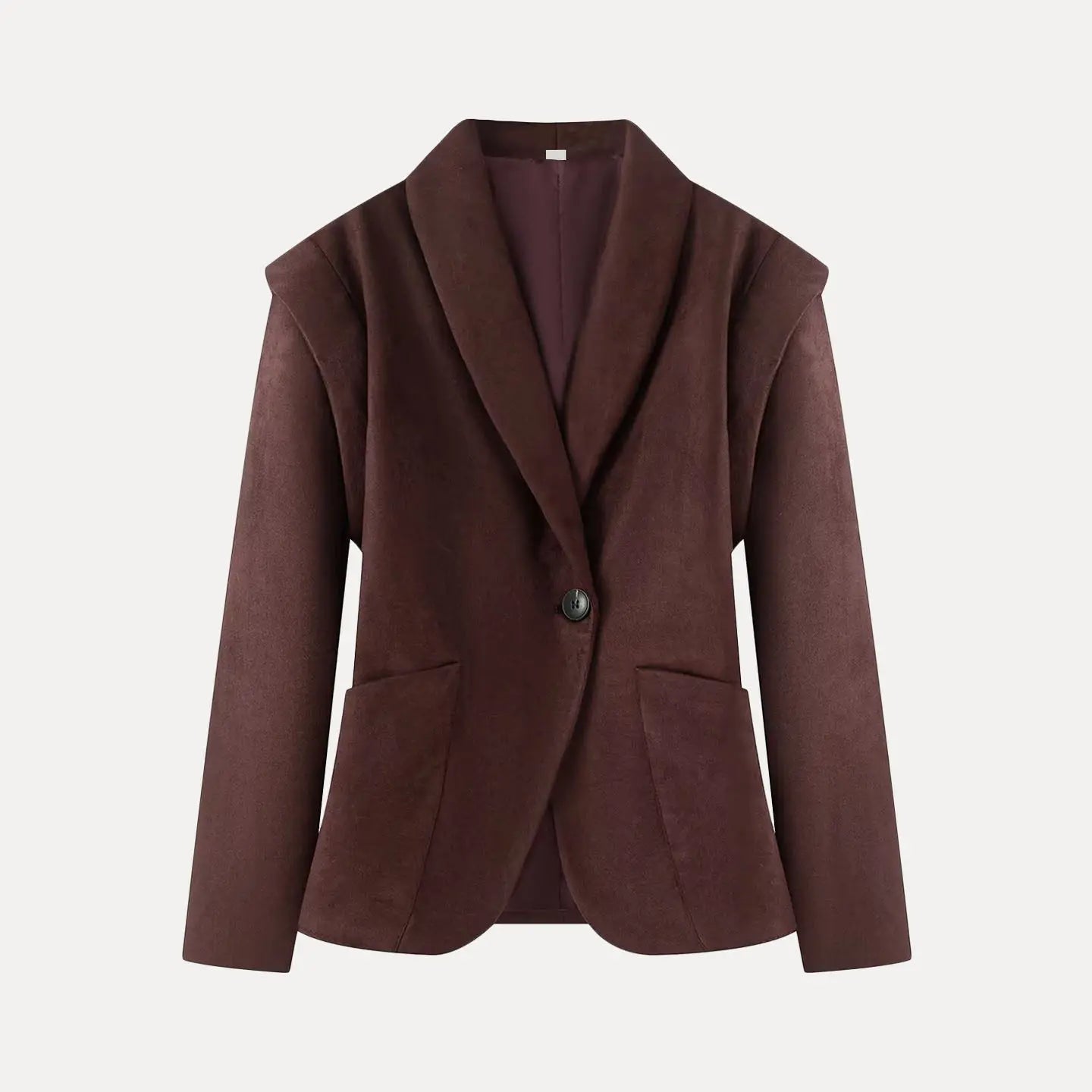 2026 Premium Women’s Slimming Shoulder Pad Suit Jacket – Neutral Style Short Coat ✨